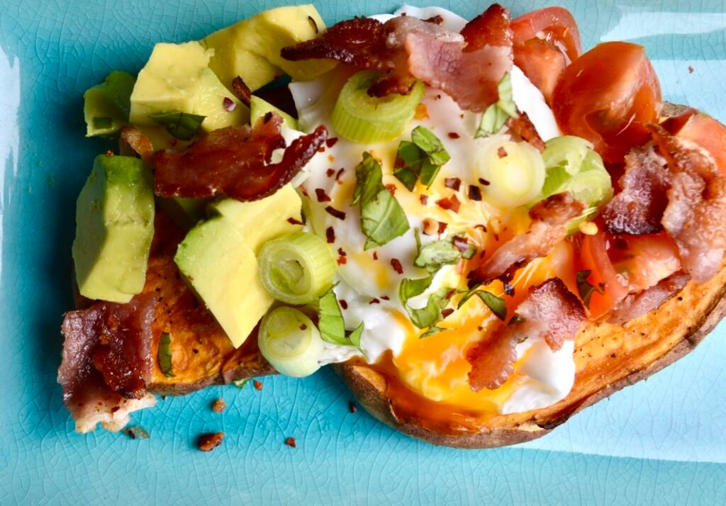 mexican sweet potato toasts