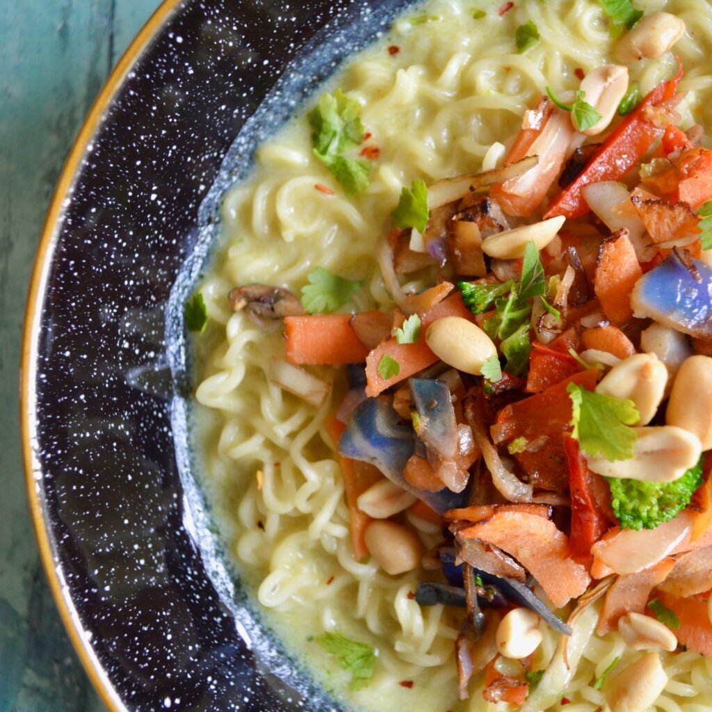 Veggie Green Thai Noodle Bowl