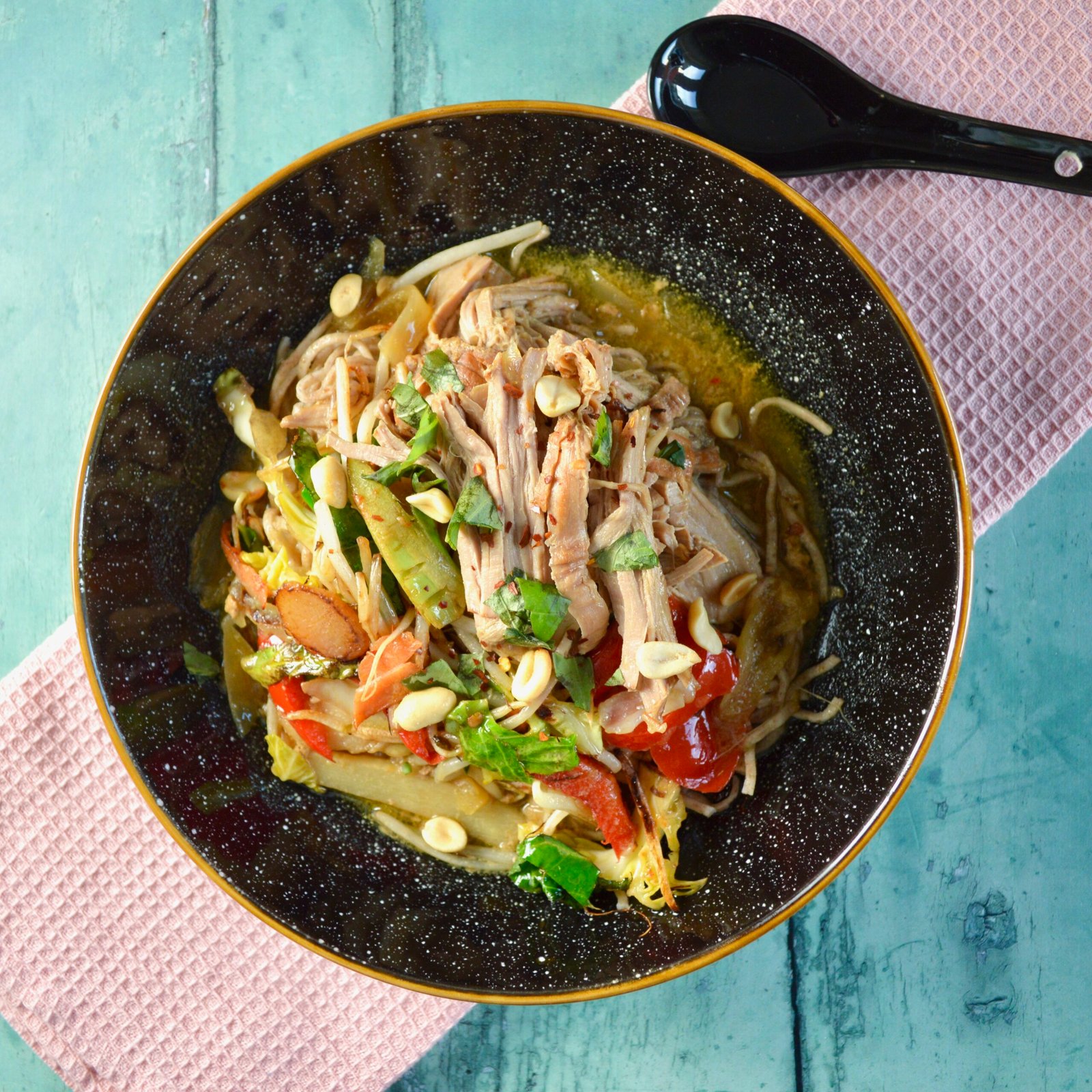 slow cooked Thai pork